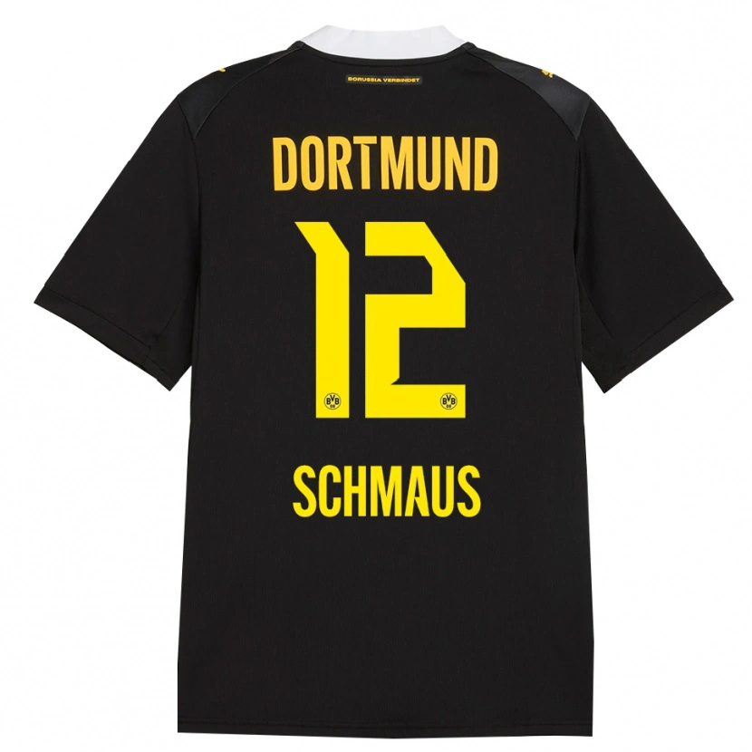 Danxen Kinder Massimiliano Schmaus #12 Schwarz Rot Gelb Auswärtstrikot Trikot 2026/27 T-Shirt Österreich