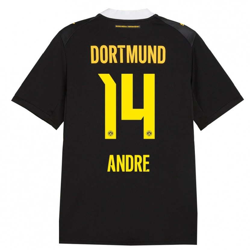 Danxen Kinder Fuhr Andre #14 Schwarz Rot Gelb Auswärtstrikot Trikot 2026/27 T-Shirt Österreich