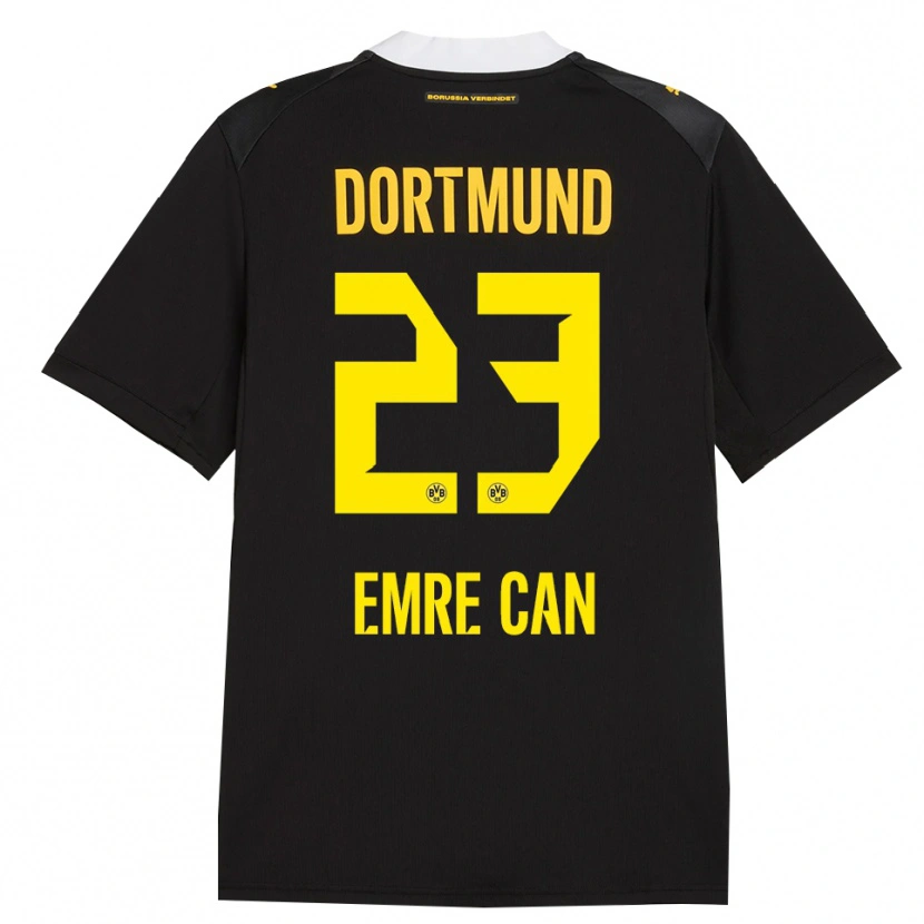 Danxen Kinder Emre Can #23 Schwarz Rot Gelb Auswärtstrikot Trikot 2026/27 T-Shirt Österreich