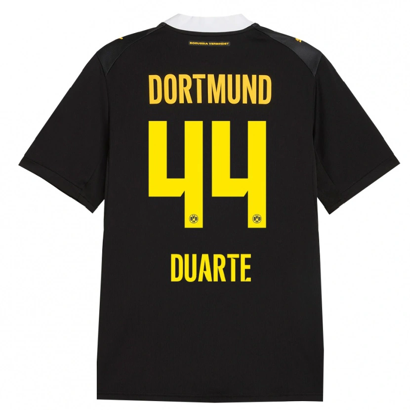 Danxen Kinder Enzo Dos Santos #44 Schwarz Rot Gelb Auswärtstrikot Trikot 2026/27 T-Shirt Österreich