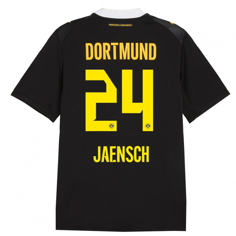 Danxen Kinder Johann Jaensch #24 Schwarz Rot Gelb Auswärtstrikot Trikot 2026/27 T-Shirt Österreich