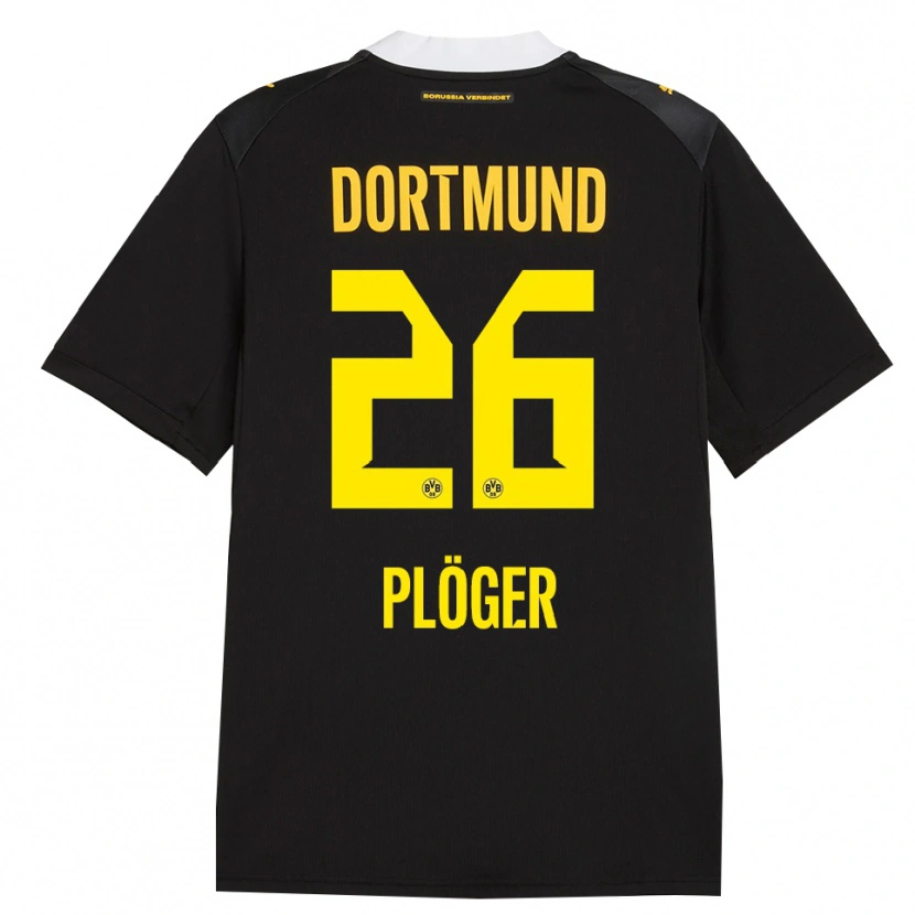 Danxen Kinder Dustin Plöger #26 Schwarz Rot Gelb Auswärtstrikot Trikot 2026/27 T-Shirt Österreich