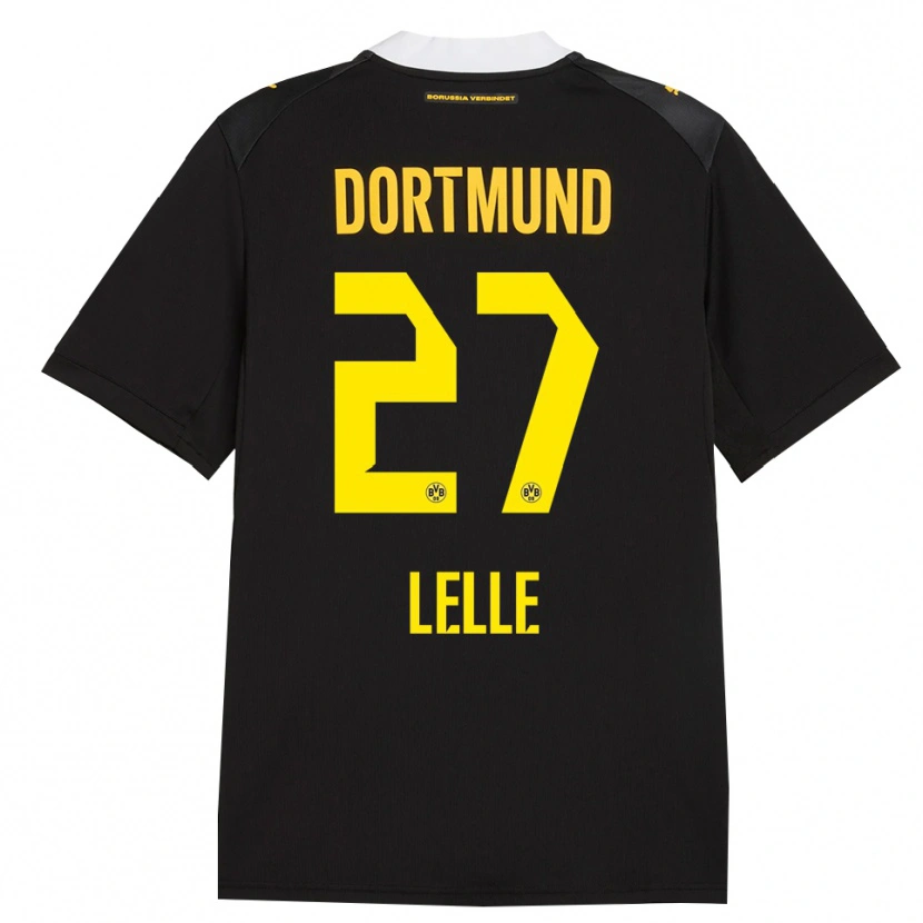 Danxen Kinder David Lelle #27 Schwarz Rot Gelb Auswärtstrikot Trikot 2026/27 T-Shirt Österreich