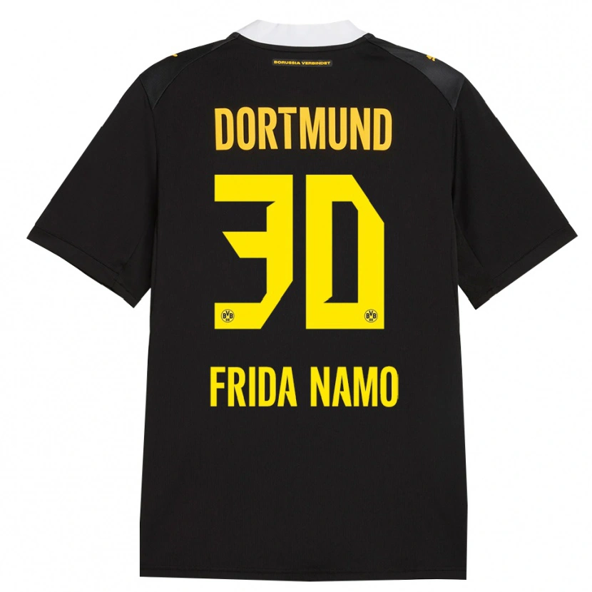Danxen Kinder Ronning Frida Namo #30 Schwarz Rot Gelb Auswärtstrikot Trikot 2026/27 T-Shirt Österreich
