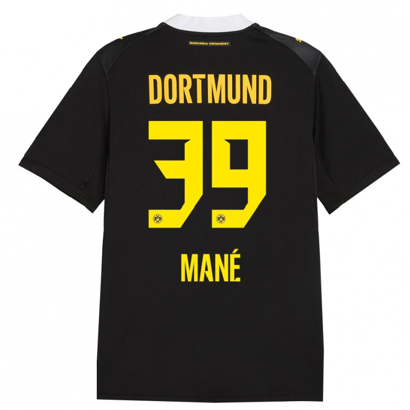 Danxen Kinder Filippo Mane #39 Schwarz Rot Gelb Auswärtstrikot Trikot 2026/27 T-Shirt Österreich
