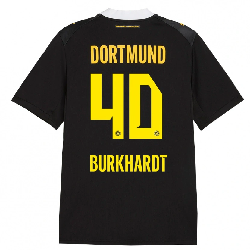 Danxen Kinder Till Burkhardt #40 Schwarz Rot Gelb Auswärtstrikot Trikot 2026/27 T-Shirt Österreich