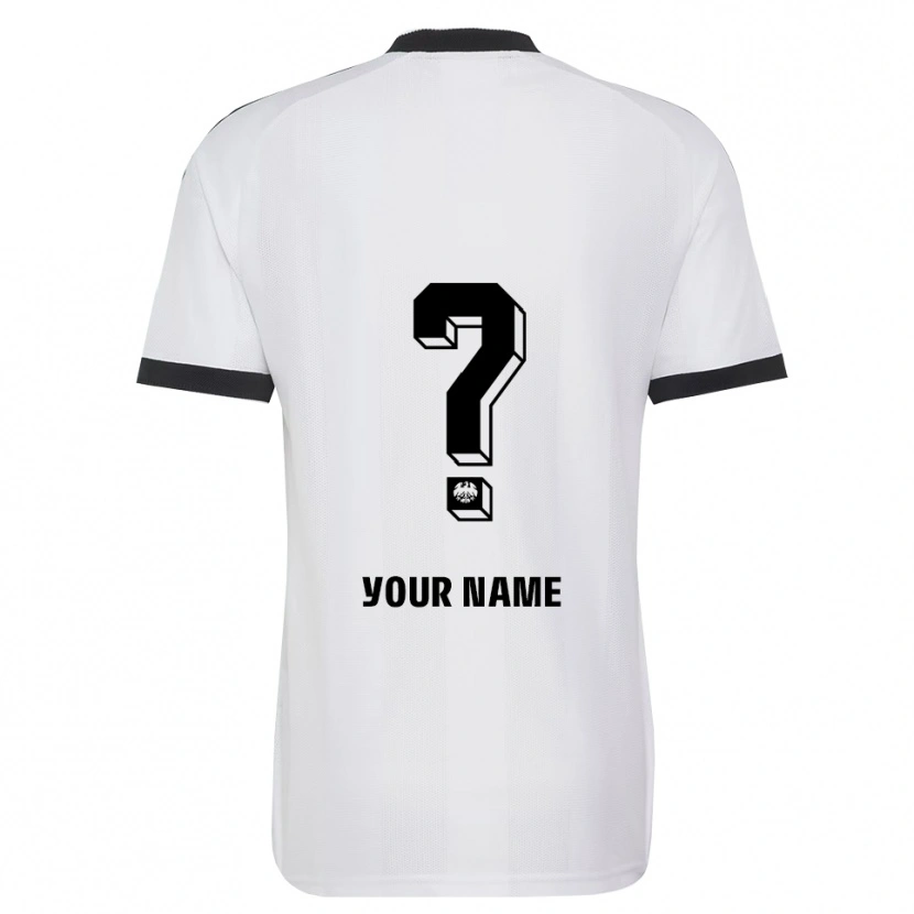 Danxen Kinder Ihren Namen #0 Schwarz Weiß Auswärtstrikot Trikot 2026/27 T-Shirt Österreich