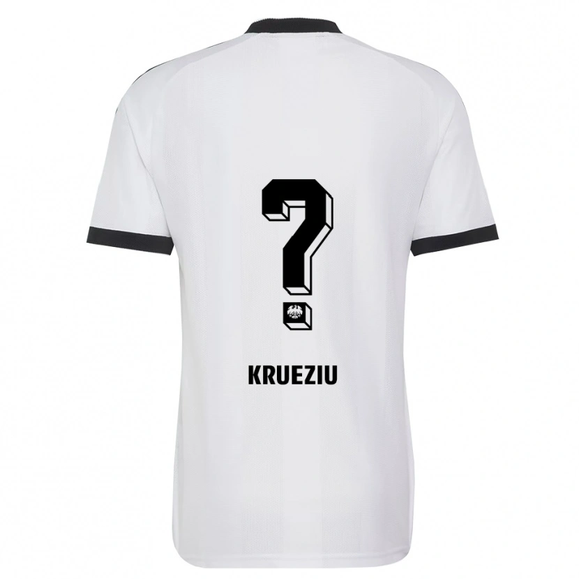 Danxen Kinder Rahman Krueziu #0 Schwarz Weiß Auswärtstrikot Trikot 2026/27 T-Shirt Österreich