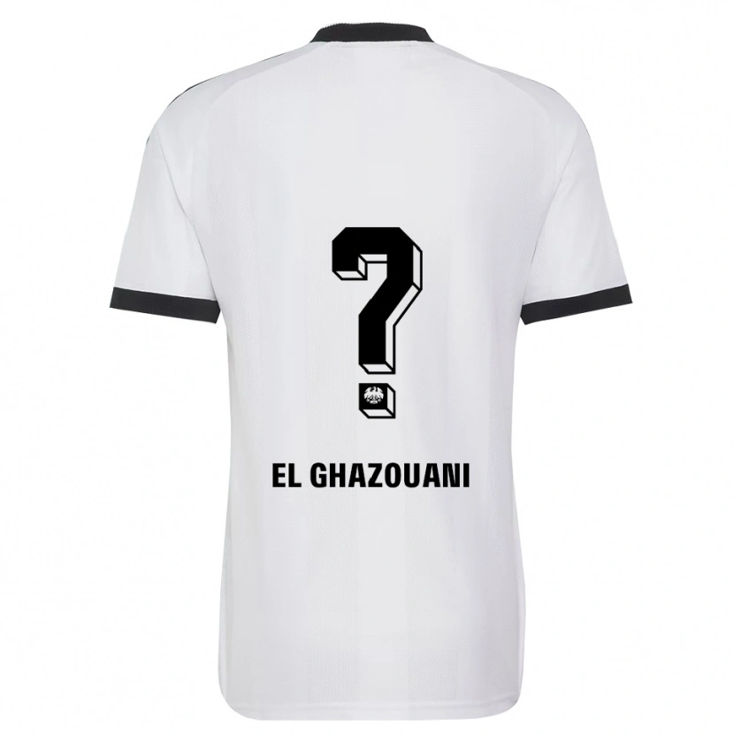 Danxen Kinder Mohamed El Ghazouani #0 Schwarz Weiß Auswärtstrikot Trikot 2026/27 T-Shirt Österreich