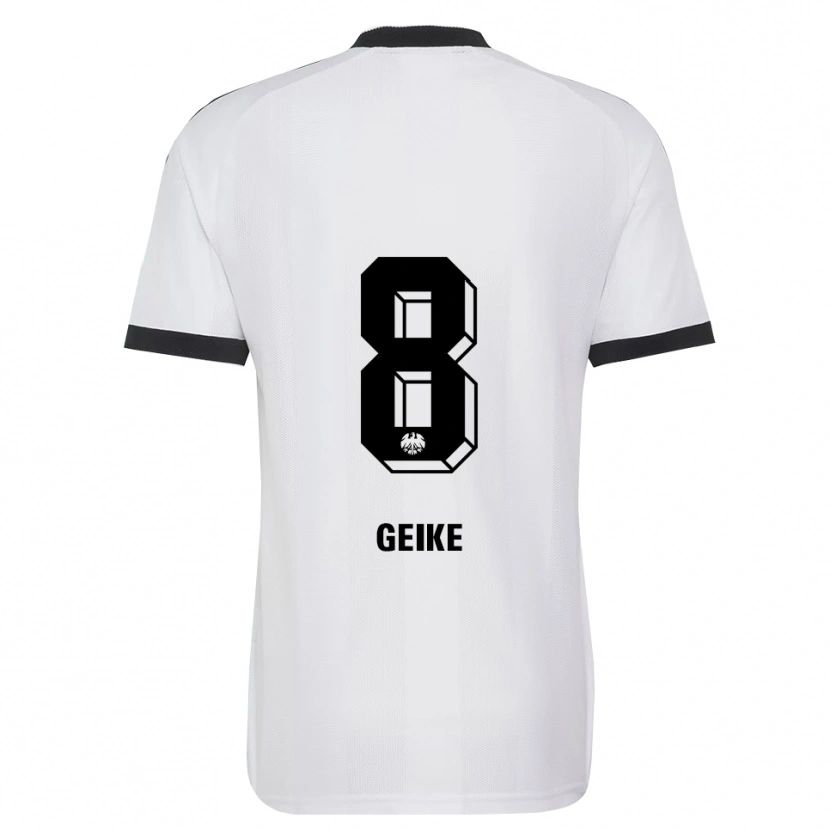 Danxen Kinder Jonah Geike #8 Schwarz Weiß Auswärtstrikot Trikot 2026/27 T-Shirt Österreich