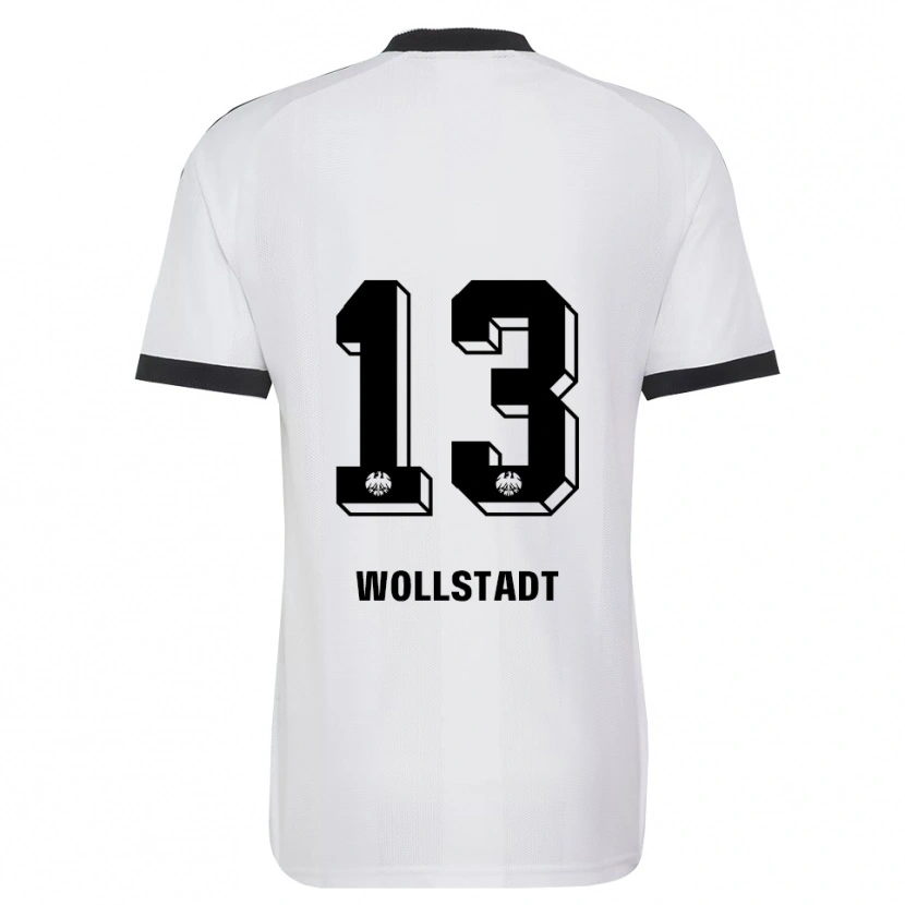 Danxen Kinder Fabio Wollstadt #13 Schwarz Weiß Auswärtstrikot Trikot 2026/27 T-Shirt Österreich