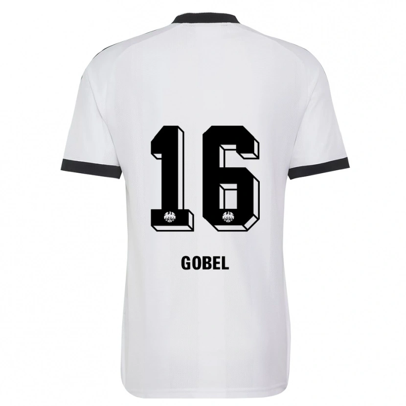 Danxen Kinder Marlon Göbel #16 Schwarz Weiß Auswärtstrikot Trikot 2026/27 T-Shirt Österreich