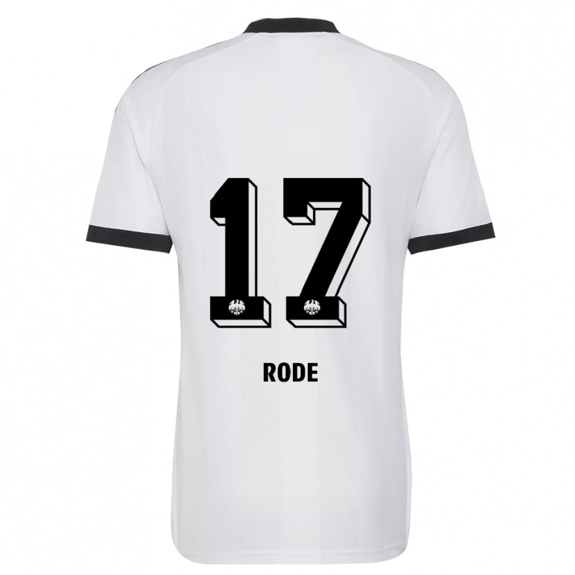 Danxen Kinder Sebastian Rode #17 Schwarz Weiß Auswärtstrikot Trikot 2026/27 T-Shirt Österreich
