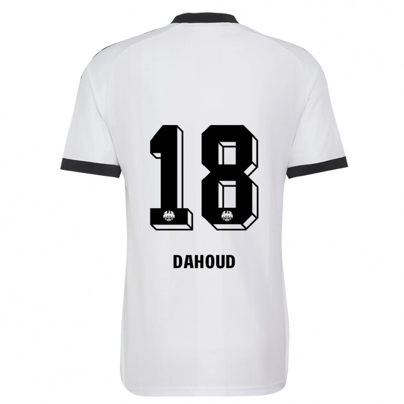 Danxen Kinder Mahmoud Dahoud #18 Schwarz Weiß Auswärtstrikot Trikot 2026/27 T-Shirt Österreich