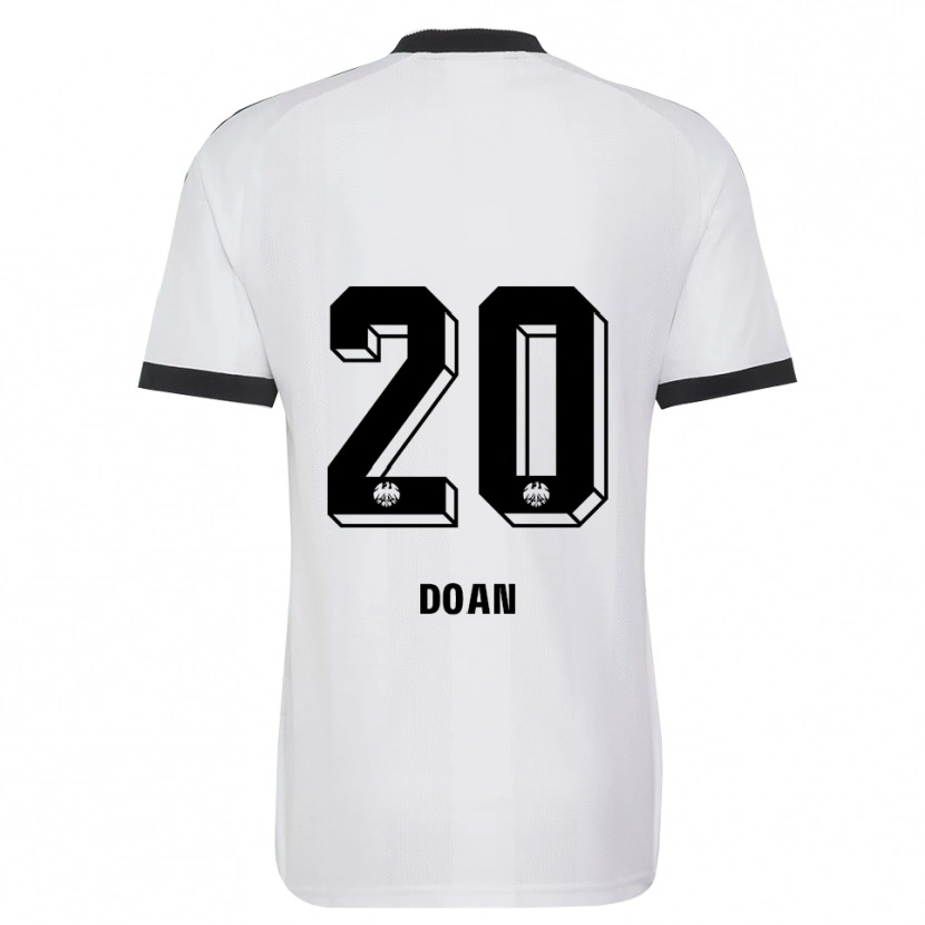 Danxen Kinder Ritsu Doan #20 Schwarz Weiß Auswärtstrikot Trikot 2026/27 T-Shirt Österreich