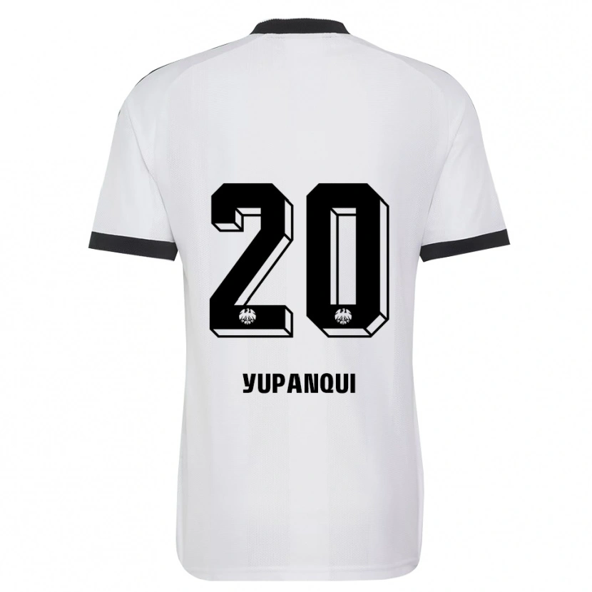 Danxen Kinder Philipp Eisele Yupanqui #20 Schwarz Weiß Auswärtstrikot Trikot 2026/27 T-Shirt Österreich