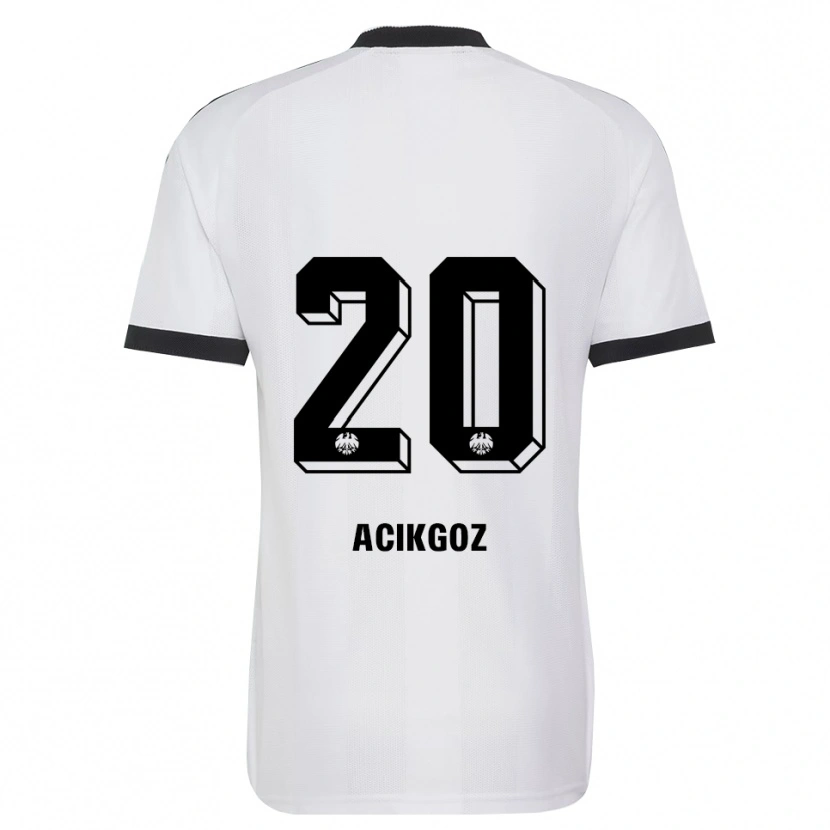 Danxen Kinder Ilayda Acikgoz #20 Schwarz Weiß Auswärtstrikot Trikot 2026/27 T-Shirt Österreich
