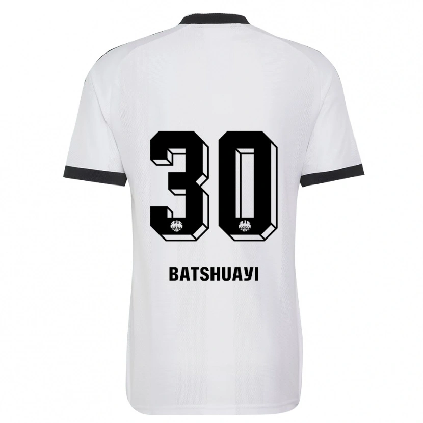 Danxen Kinder Michy Batshuayi #30 Schwarz Weiß Auswärtstrikot Trikot 2026/27 T-Shirt Österreich