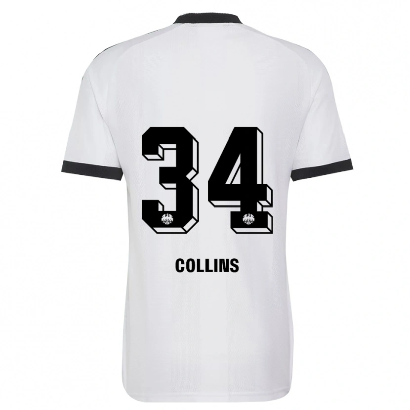 Danxen Kinder Nnamdi Collins #34 Schwarz Weiß Auswärtstrikot Trikot 2026/27 T-Shirt Österreich