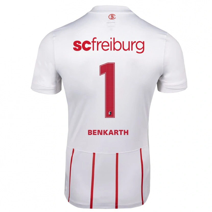 Danxen Kinder Laura Benkarth #1 Weiß Rot Gelb Auswärtstrikot Trikot 2026/27 T-Shirt Österreich