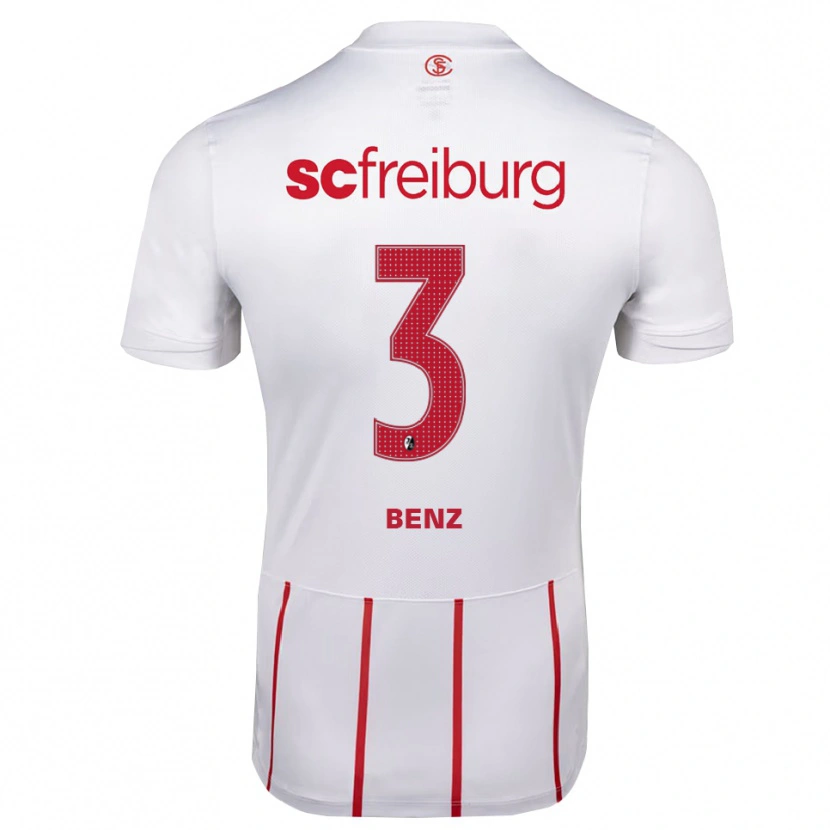 Danxen Kinder Jakob Benz #3 Weiß Rot Gelb Auswärtstrikot Trikot 2026/27 T-Shirt Österreich