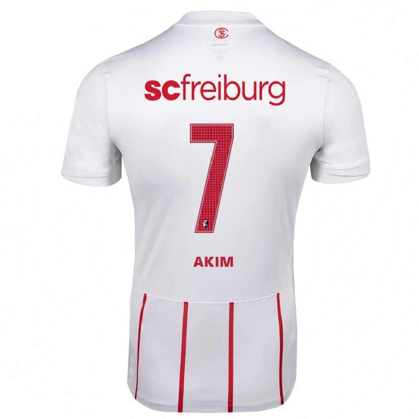 Danxen Kinder Akim Schnerring #7 Weiß Rot Gelb Auswärtstrikot Trikot 2026/27 T-Shirt Österreich