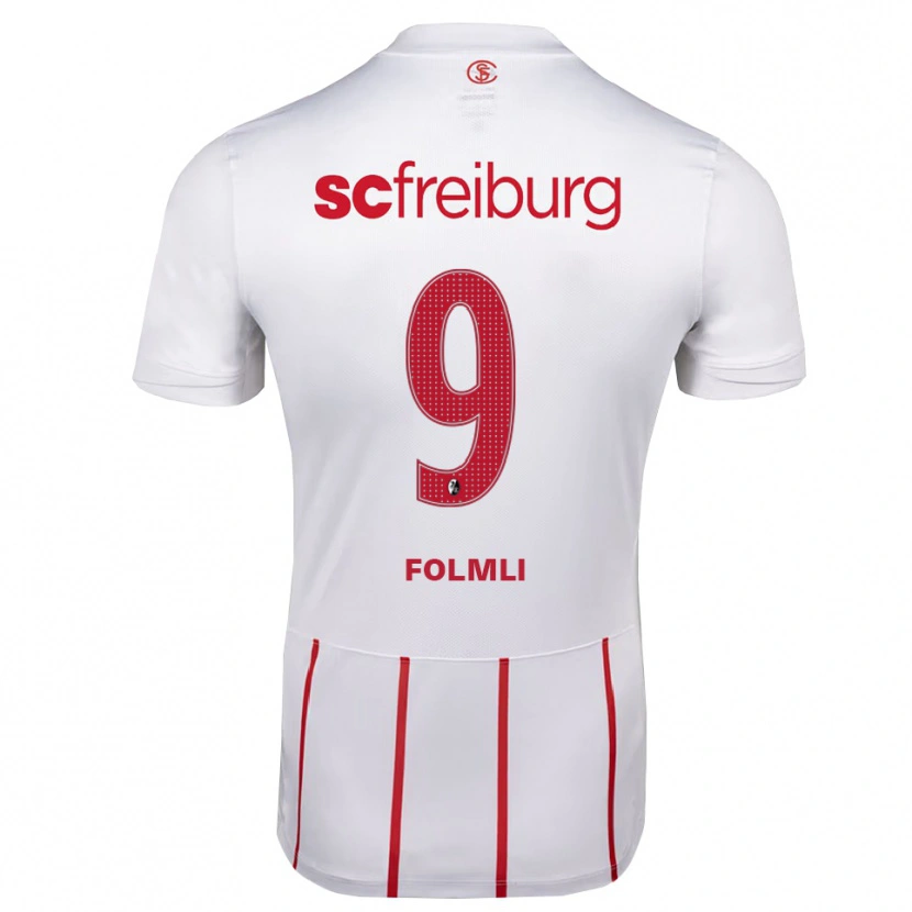 Danxen Kinder Svenja Fölmli #9 Weiß Rot Gelb Auswärtstrikot Trikot 2026/27 T-Shirt Österreich