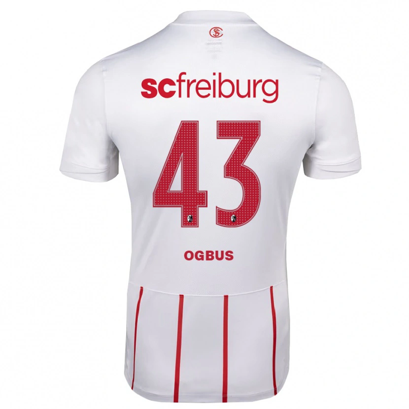 Danxen Kinder Bruno Ogbus #43 Weiß Rot Gelb Auswärtstrikot Trikot 2026/27 T-Shirt Österreich
