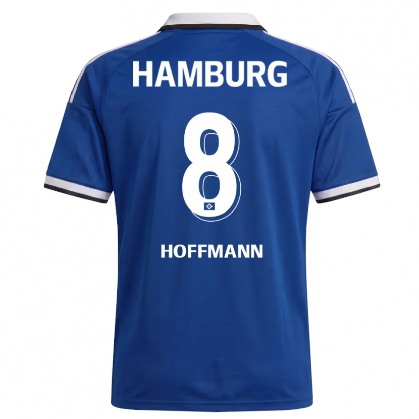 Danxen Kinder Nick Hoffmann #8 Weiß Blau Auswärtstrikot Trikot 2026/27 T-Shirt Österreich