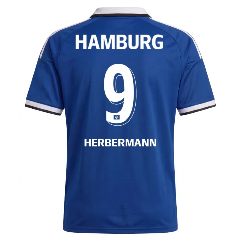 Danxen Kinder Kevin Herbermann #9 Weiß Blau Auswärtstrikot Trikot 2026/27 T-Shirt Österreich