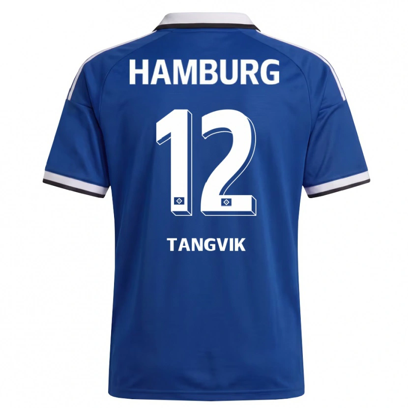 Danxen Kinder Sander Tangvik #12 Weiß Blau Auswärtstrikot Trikot 2026/27 T-Shirt Österreich