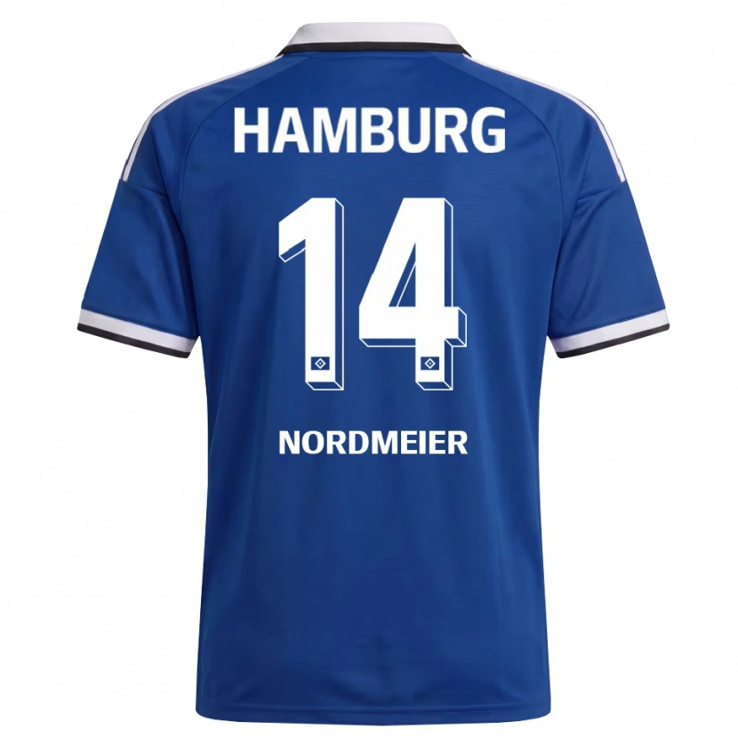 Danxen Kinder Quentin Nordmeier #14 Weiß Blau Auswärtstrikot Trikot 2026/27 T-Shirt Österreich