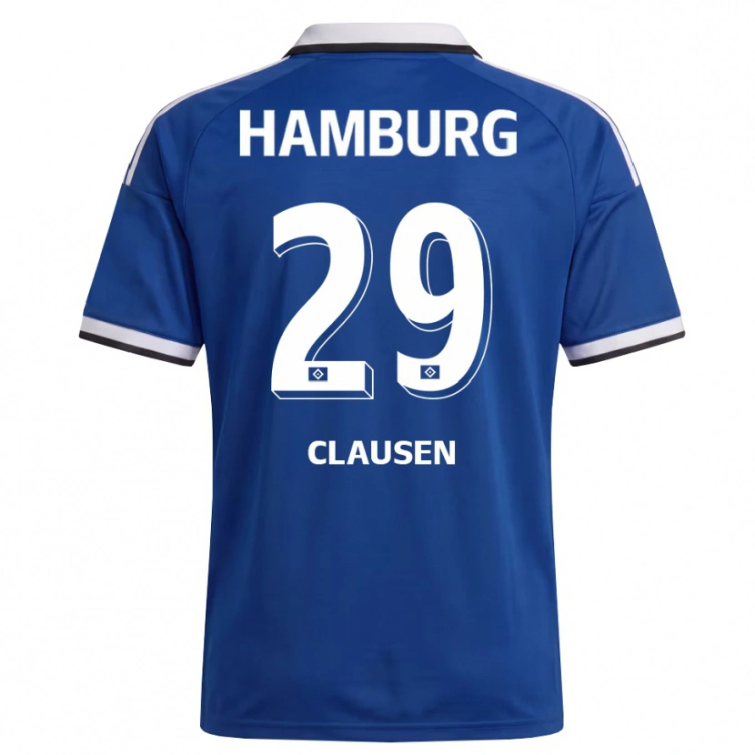 Danxen Kinder Lina Clausen #29 Weiß Blau Auswärtstrikot Trikot 2026/27 T-Shirt Österreich