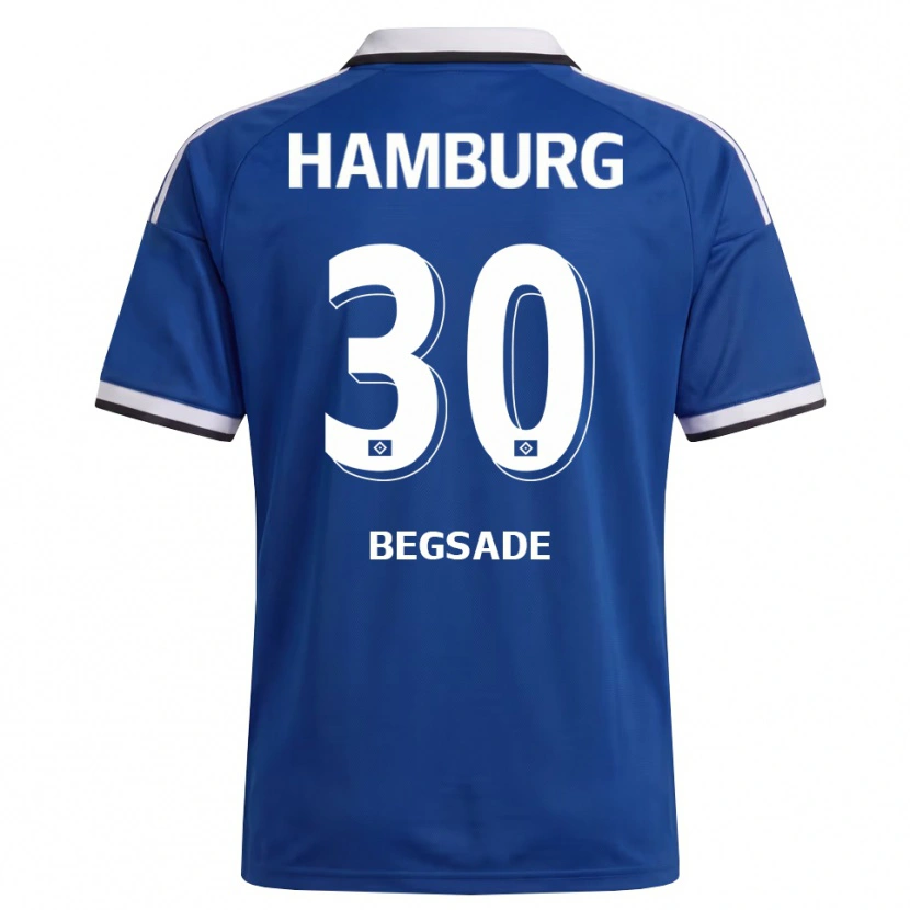 Danxen Kinder Soheil Begsade #30 Weiß Blau Auswärtstrikot Trikot 2026/27 T-Shirt Österreich