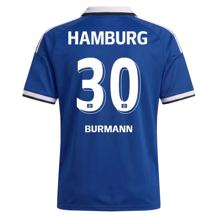 Danxen Kinder Tarah Burmann #30 Weiß Blau Auswärtstrikot Trikot 2026/27 T-Shirt Österreich