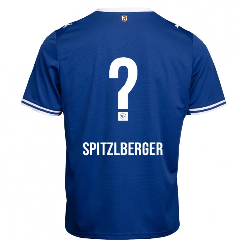 Danxen Kinder Tyler Spitzlberger #0 Königsblau Weiß Auswärtstrikot Trikot 2026/27 T-Shirt Österreich