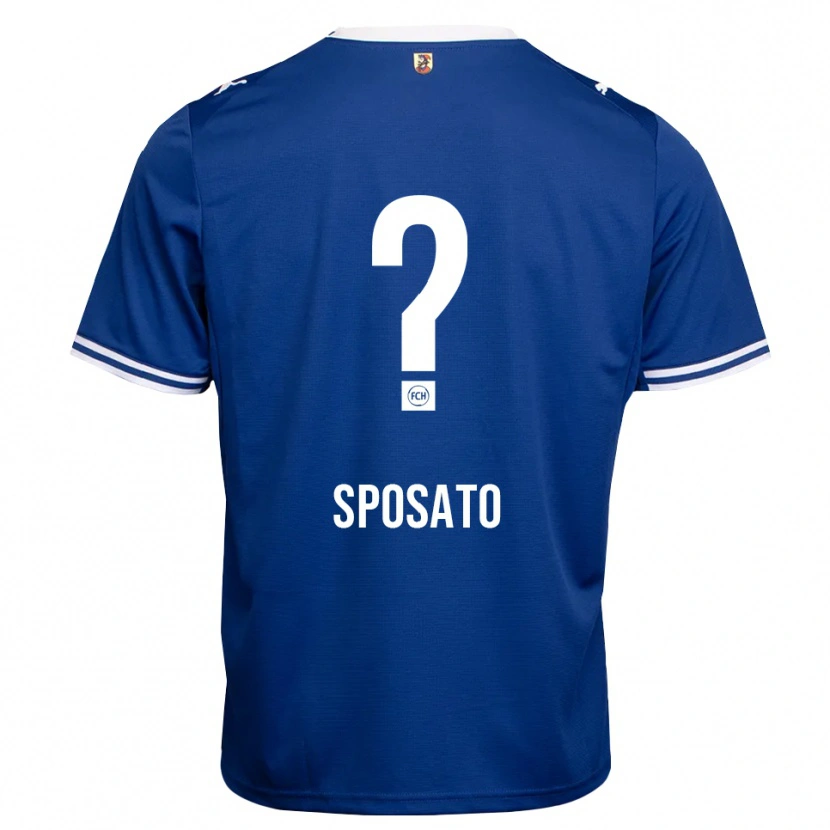 Danxen Kinder Lennard Sposato #0 Königsblau Weiß Auswärtstrikot Trikot 2026/27 T-Shirt Österreich