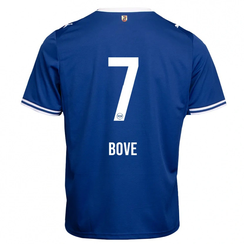 Danxen Kinder Nevio Bove #7 Königsblau Weiß Auswärtstrikot Trikot 2026/27 T-Shirt Österreich