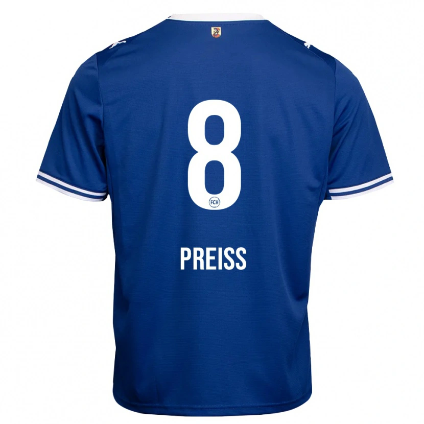 Danxen Kinder Lena Preiß #8 Königsblau Weiß Auswärtstrikot Trikot 2026/27 T-Shirt Österreich