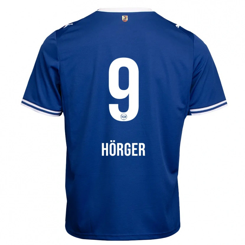Danxen Kinder Verena Hörger #9 Königsblau Weiß Auswärtstrikot Trikot 2026/27 T-Shirt Österreich