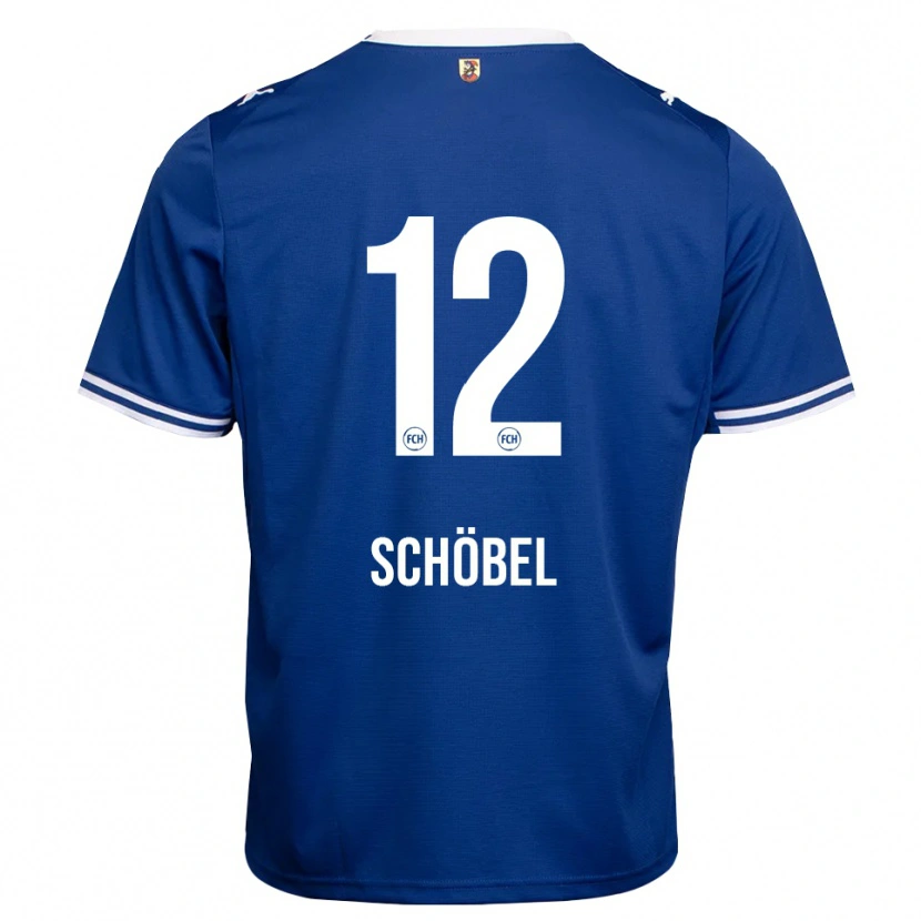 Danxen Kinder Etienne Schöbel #12 Königsblau Weiß Auswärtstrikot Trikot 2026/27 T-Shirt Österreich