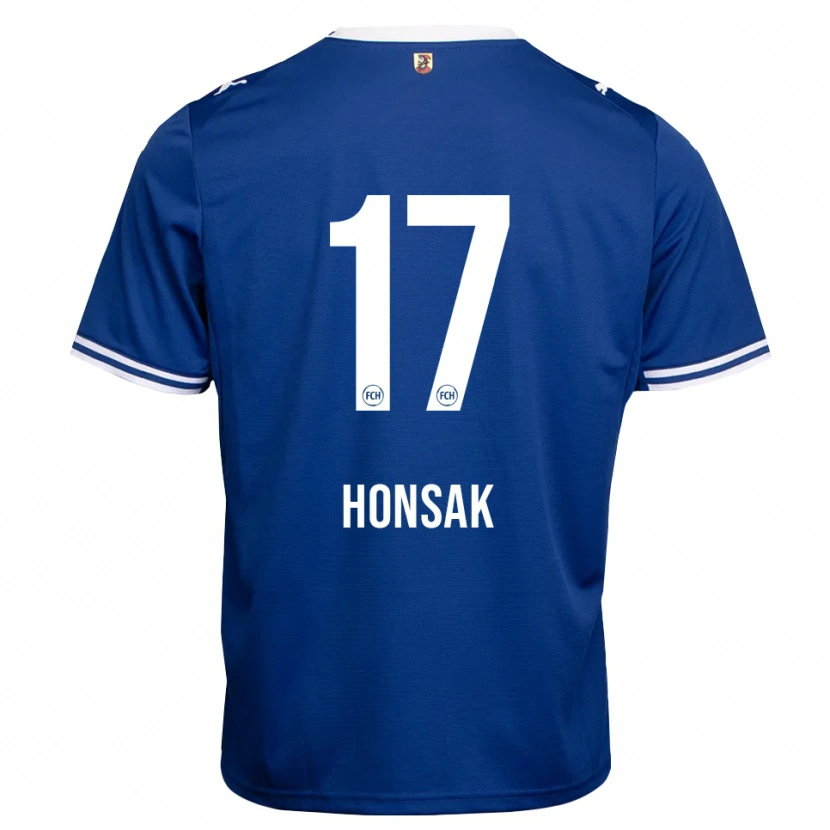 Danxen Kinder Mathias Honsak #17 Königsblau Weiß Auswärtstrikot Trikot 2026/27 T-Shirt Österreich