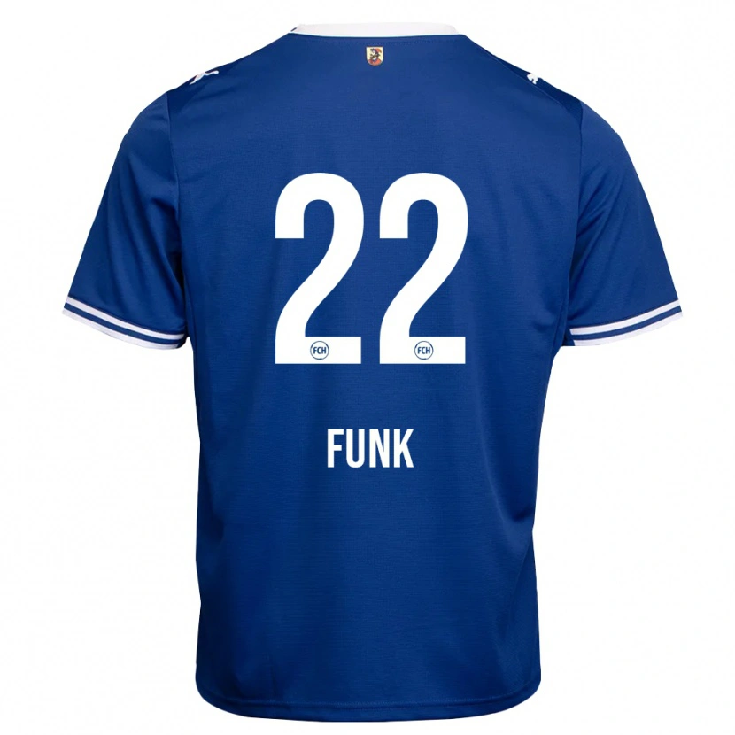 Danxen Kinder Sebastian Funk #22 Königsblau Weiß Auswärtstrikot Trikot 2026/27 T-Shirt Österreich