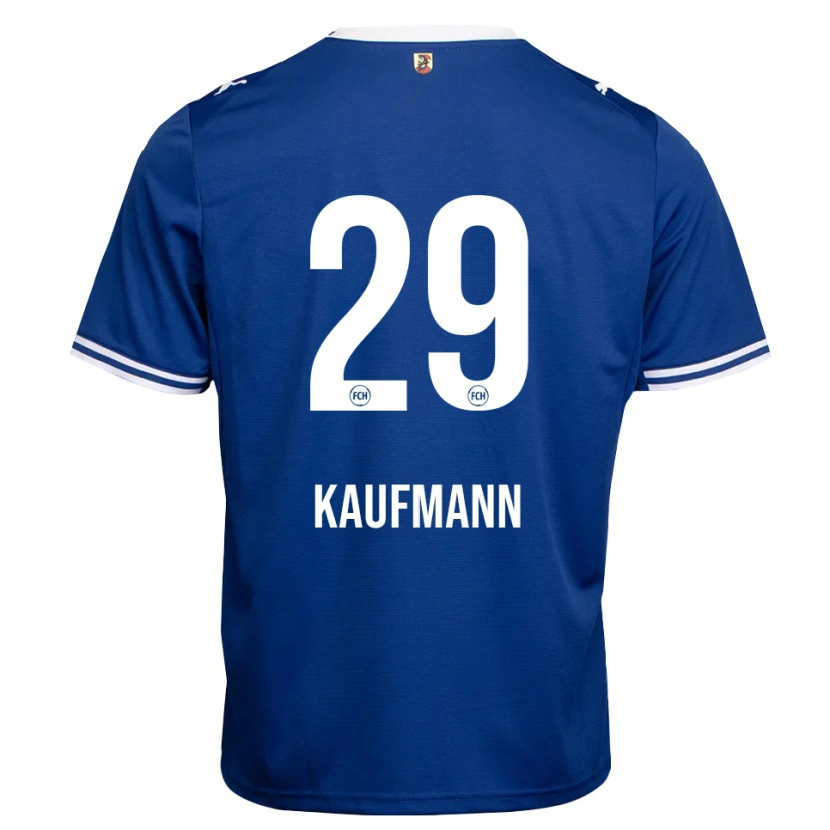 Danxen Kinder Mikkel Kaufmann #29 Königsblau Weiß Auswärtstrikot Trikot 2026/27 T-Shirt Österreich