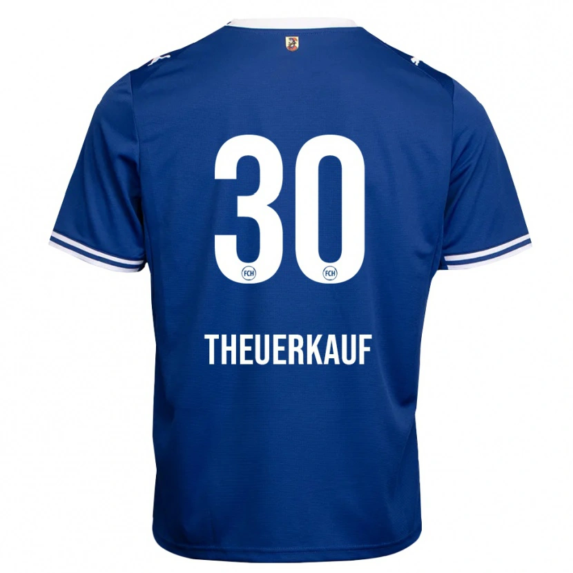 Danxen Kinder Norman Theuerkauf #30 Königsblau Weiß Auswärtstrikot Trikot 2026/27 T-Shirt Österreich