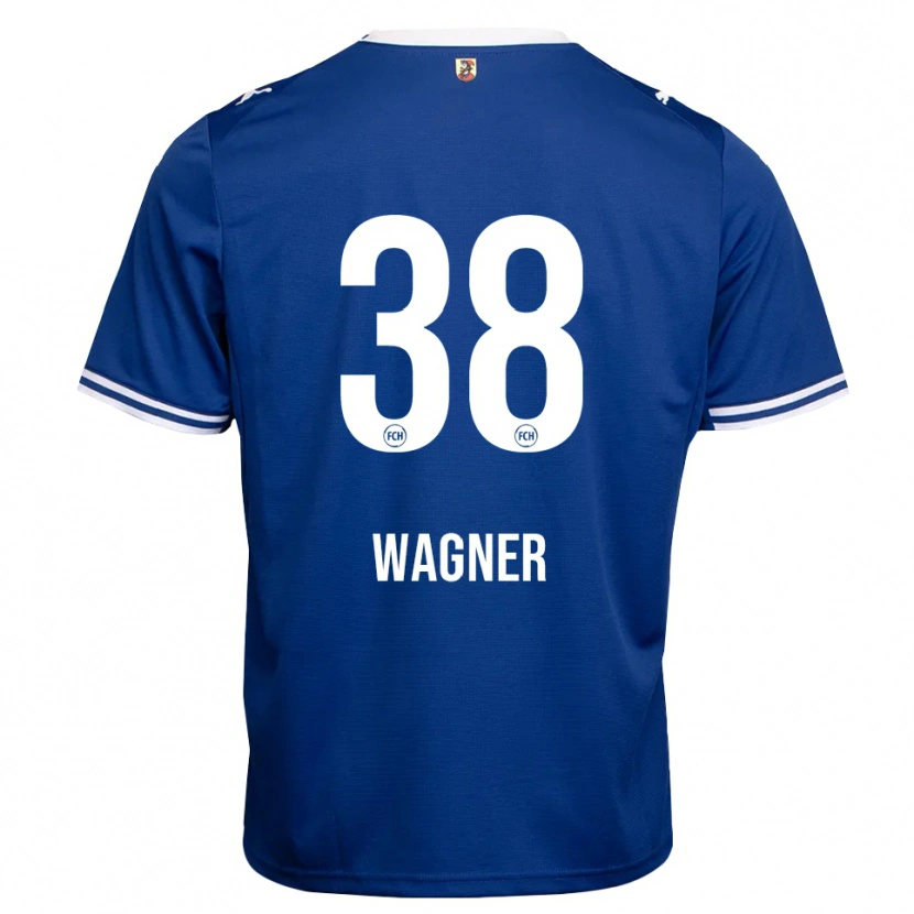 Danxen Kinder Yannik Wagner #38 Königsblau Weiß Auswärtstrikot Trikot 2026/27 T-Shirt Österreich