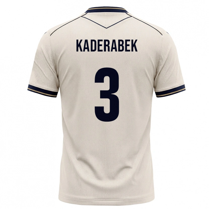 Danxen Kinder Pavel Kaderabek #3 Creme Tiefblau Auswärtstrikot Trikot 2026/27 T-Shirt Österreich