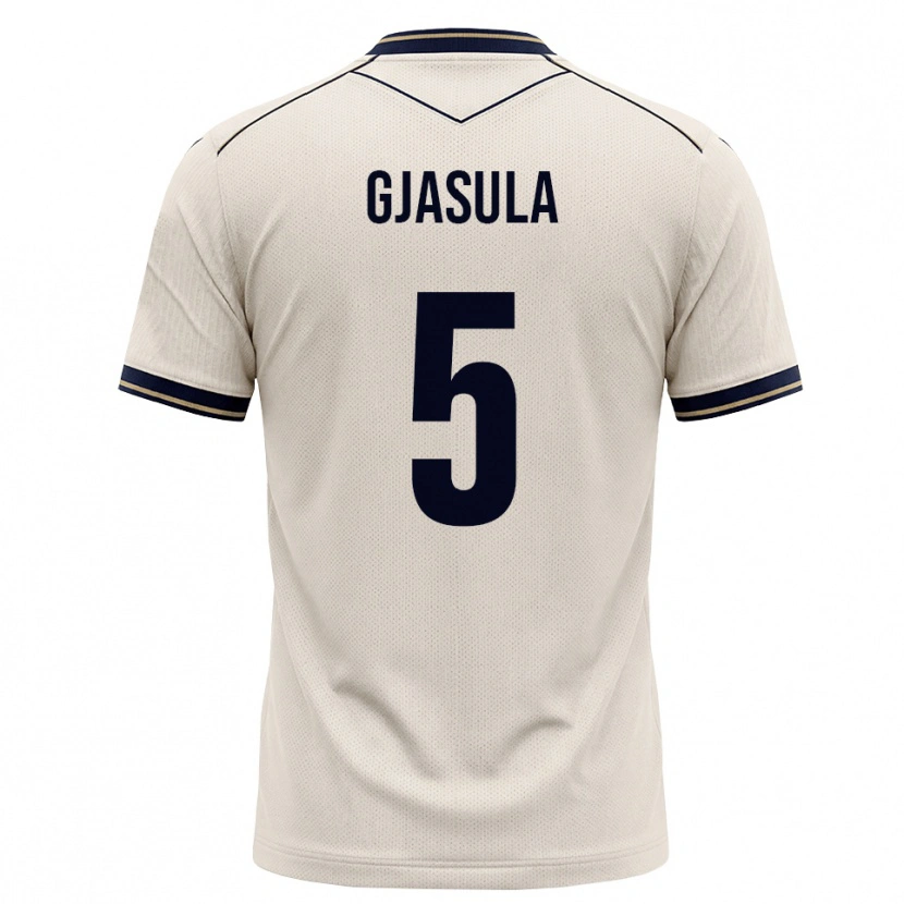Danxen Kinder Klaus Gjasula #5 Creme Tiefblau Auswärtstrikot Trikot 2026/27 T-Shirt Österreich