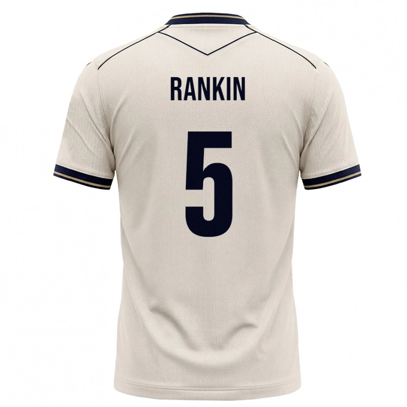 Danxen Kinder Jamilla Rankin #5 Creme Tiefblau Auswärtstrikot Trikot 2026/27 T-Shirt Österreich