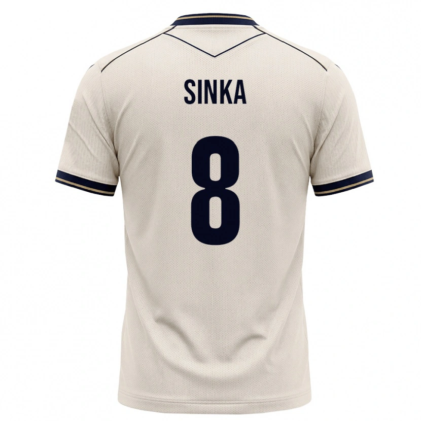 Danxen Kinder Napsugár Sinka #8 Creme Tiefblau Auswärtstrikot Trikot 2026/27 T-Shirt Österreich
